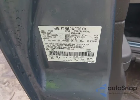 2011 Ford Escape Xlt from USA, damaged, VIN 1FMCU0D71BKC36409